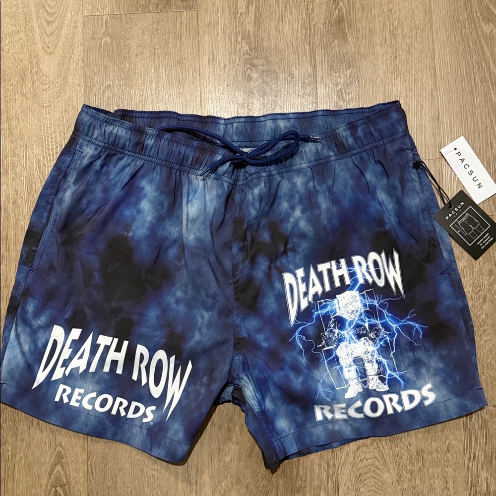 Death Row Records Swimming Trunks (Men, Large)